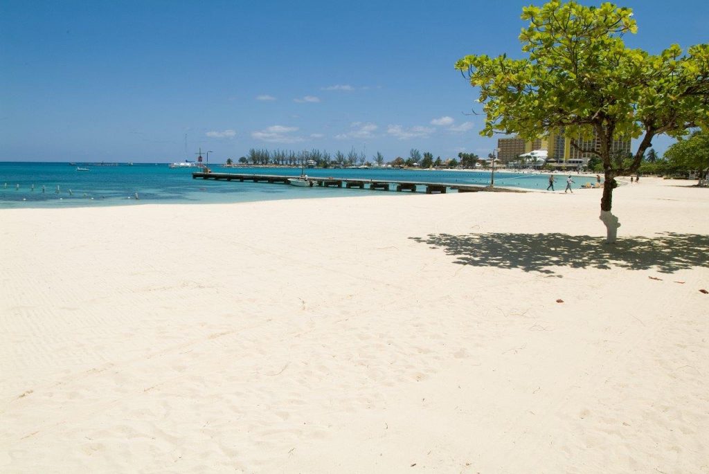 Ocho Rios Bay Beach Courtesy of Jamaican Tourist Board