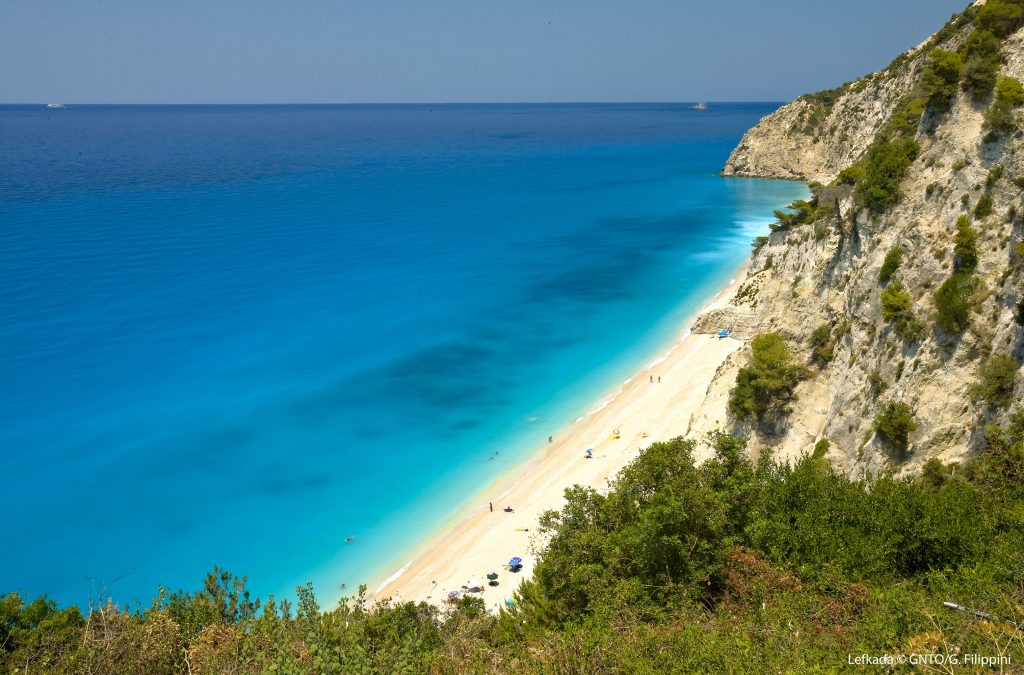 Egremni beach, Lefkada, Greece, Beach, Copyright GNTO