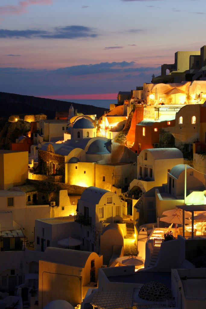 Santorini at Night