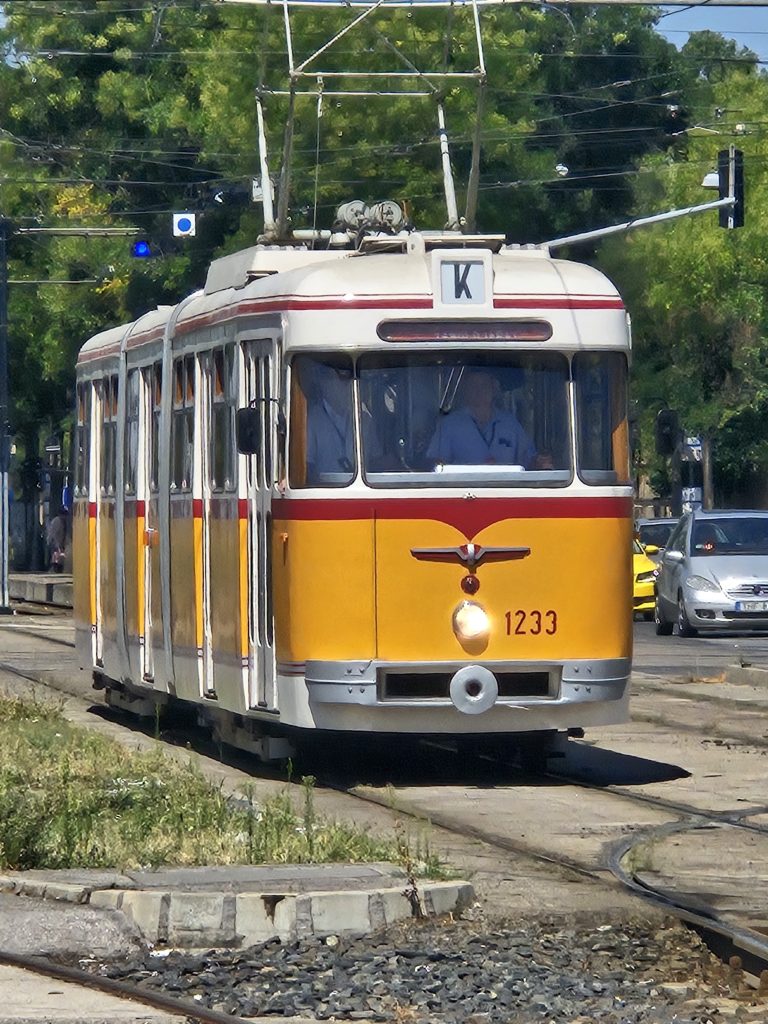 These "Bengal" trams were built by the Budapest Tram Company (FVV) between 1961 and 1978. Workers and locals dubbed them "Bengáli" (after the Bengal tiger or the region) because they roared loudly, moved slowly, and felt clumsy or primitive compared to sleek, modern industrial mode